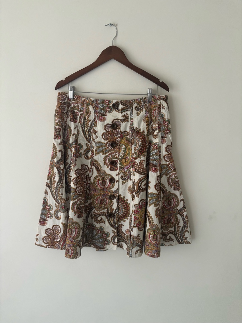 100% Cotton Paisley Skirt